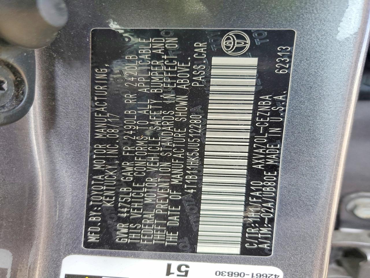 Toyota Camry Le