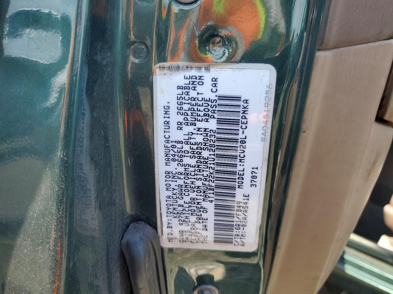 Toyota Camry Le V6