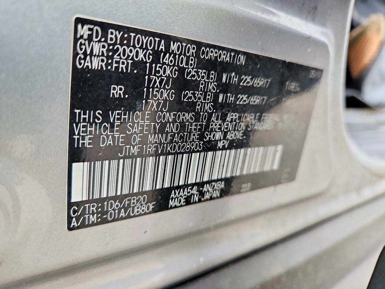 Toyota RAV4 Le