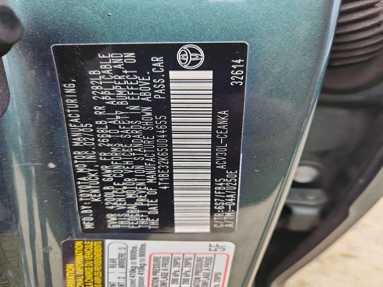 Toyota Camry Le