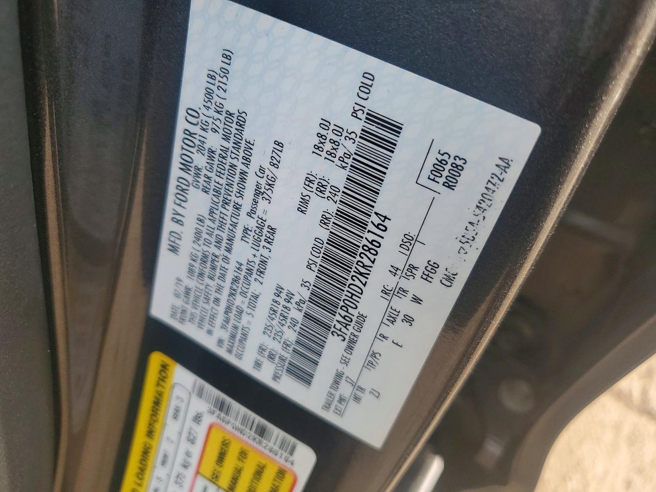 Ford Fusion Se