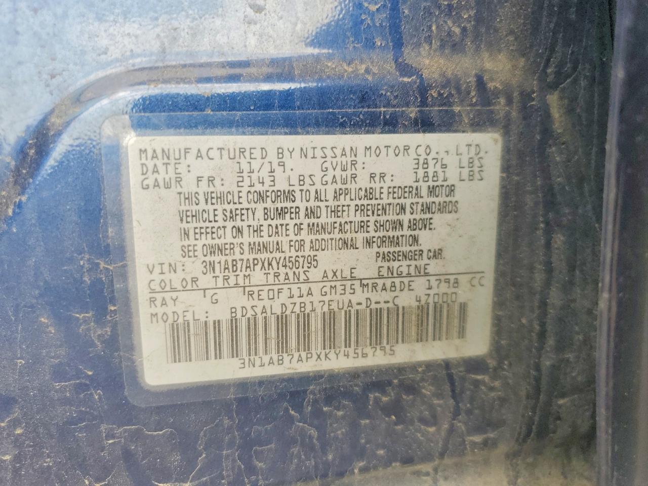 Nissan Sentra Sv