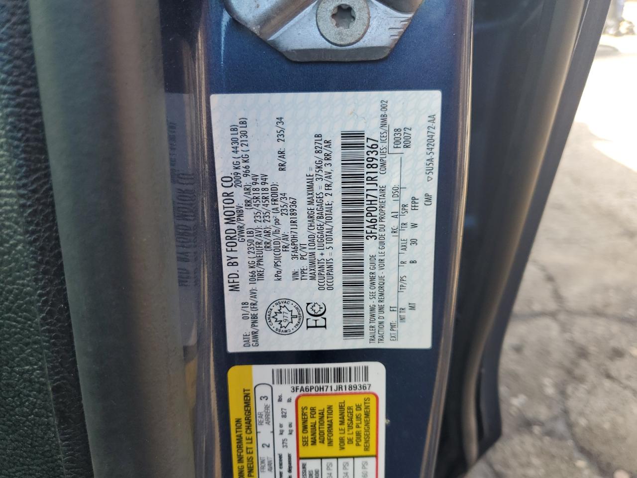 Ford Fusion Se