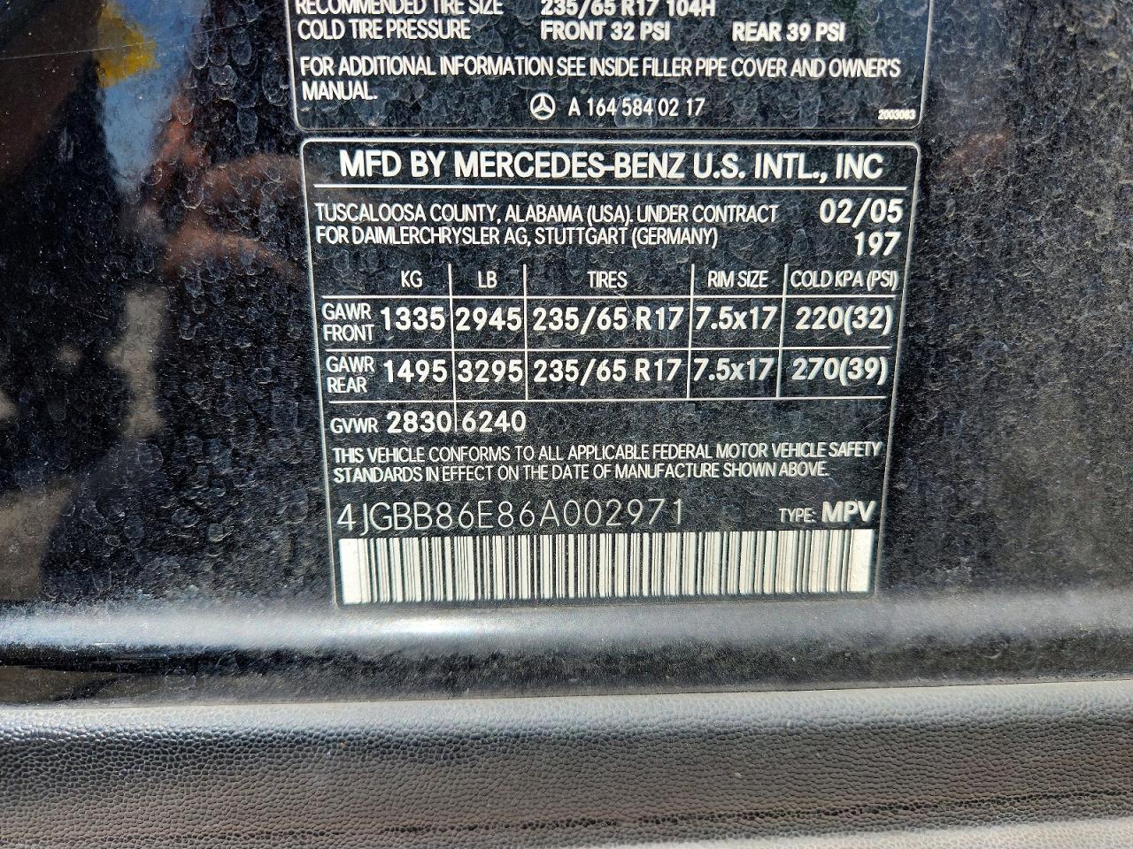 Mercedes-Benz M-Class 350
