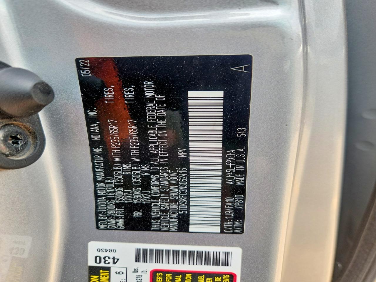Toyota Sienna Le