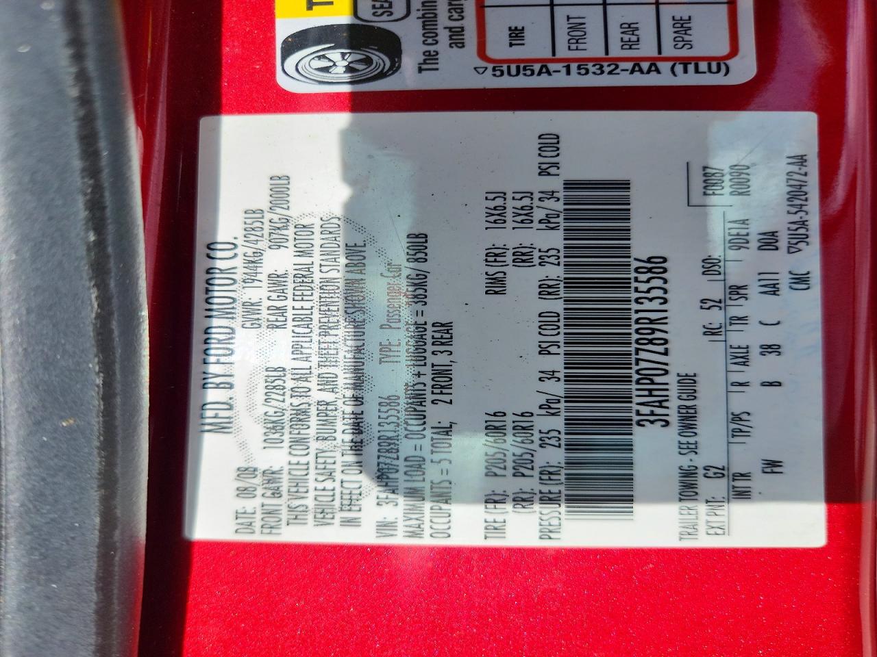 Ford Fusion Se