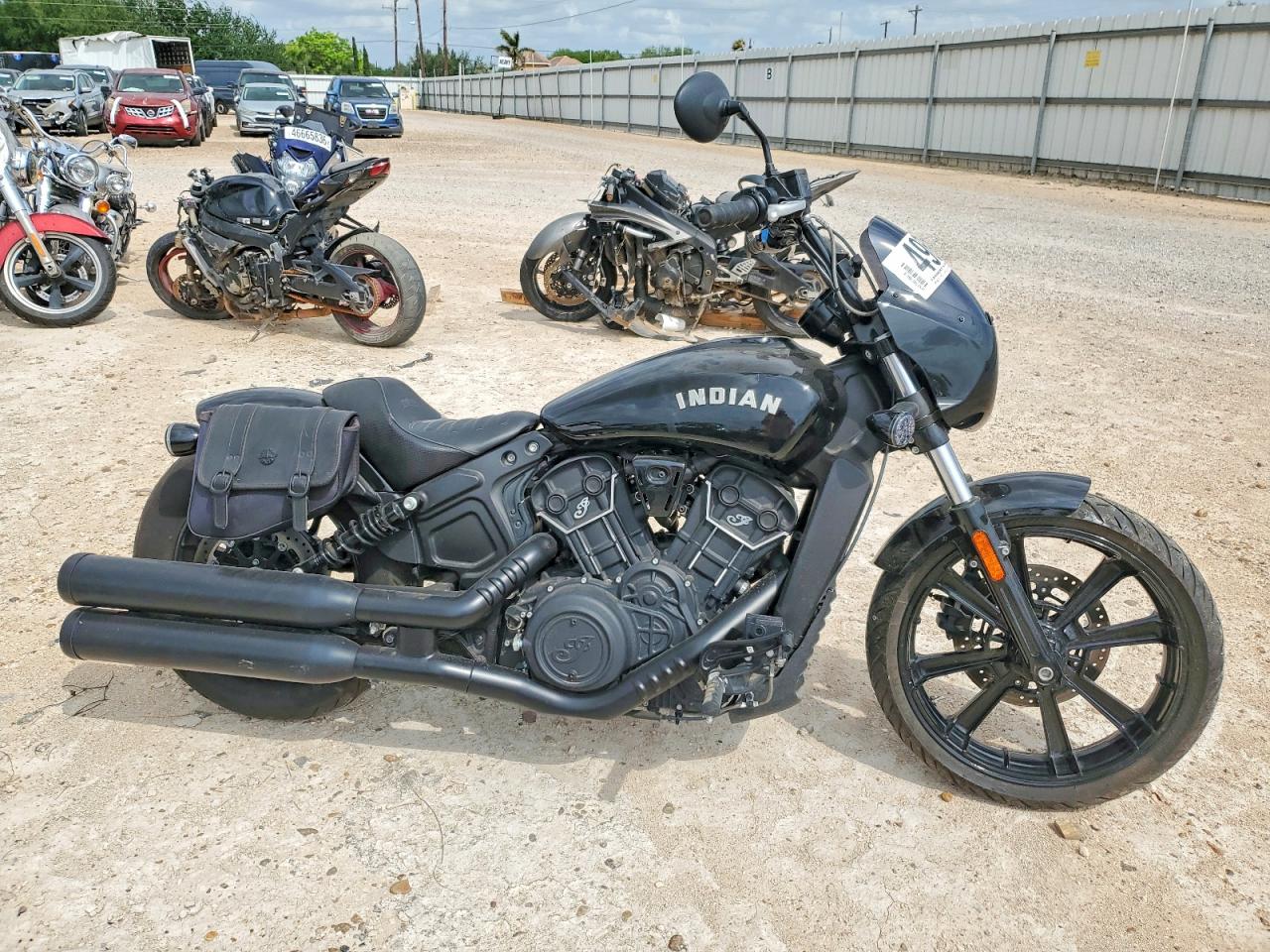 Salvage Indian Motorcycle Co. Motorcycle Image