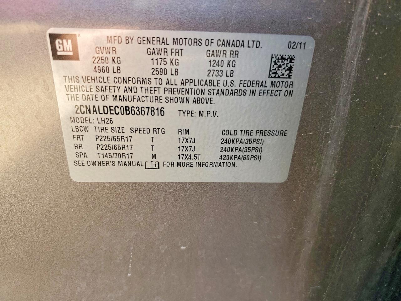 Chevrolet Equinox Lt