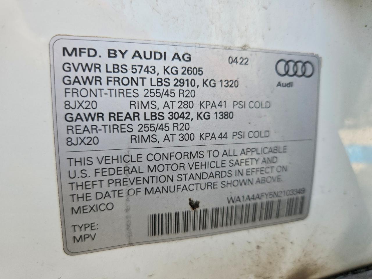 Audi Sq Premium