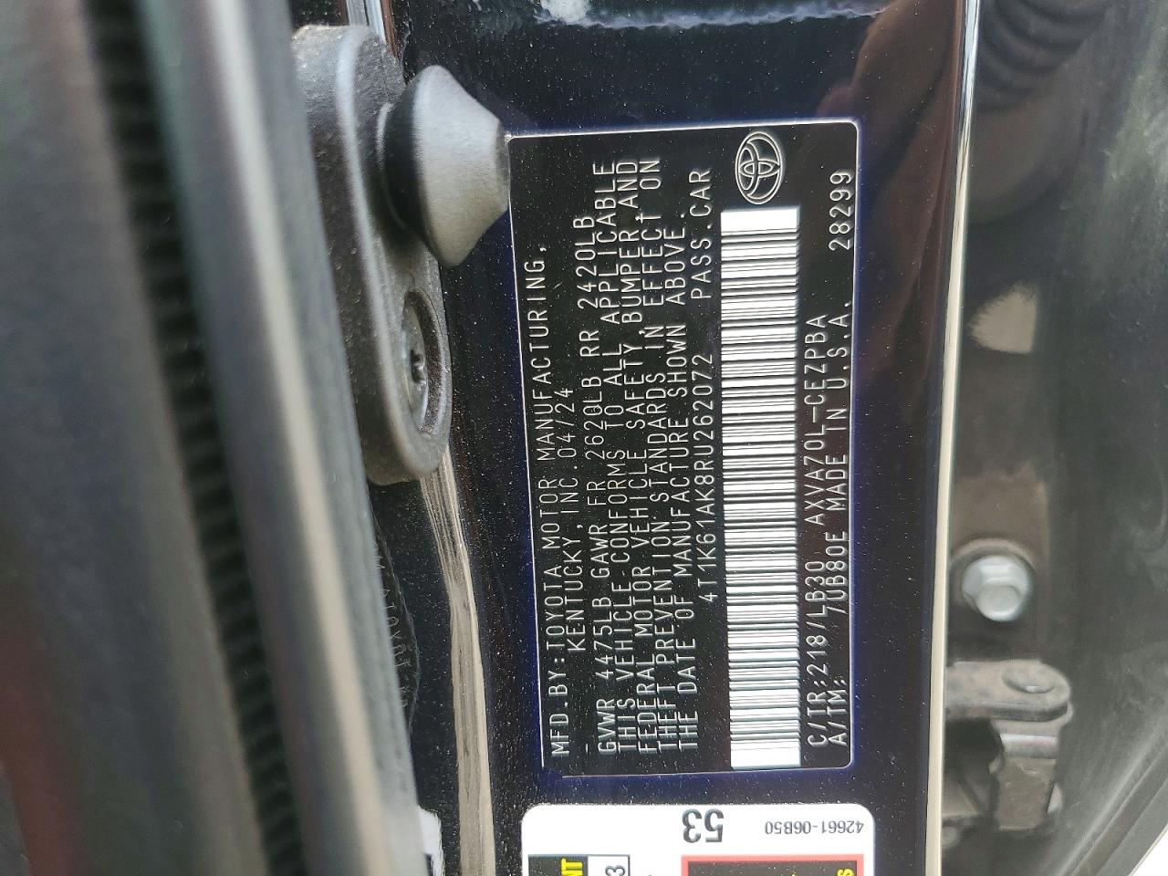 Toyota Camry Xse