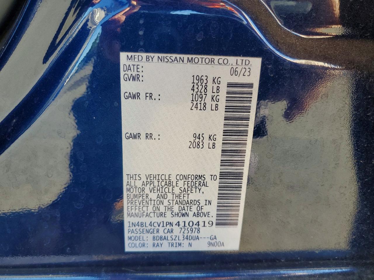 Nissan Altima 2.5 Sr