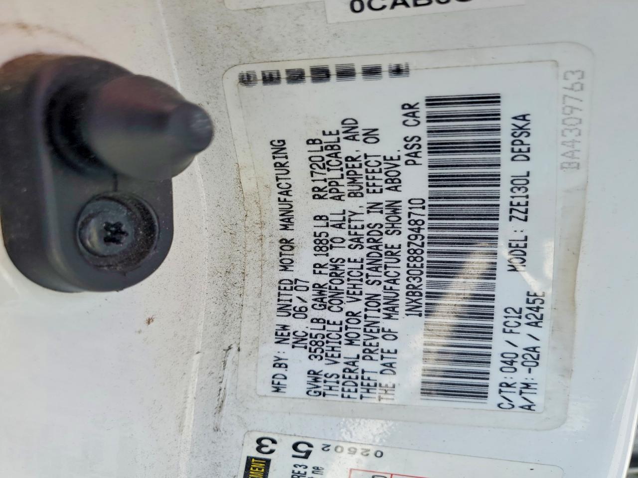 Toyota Corolla S