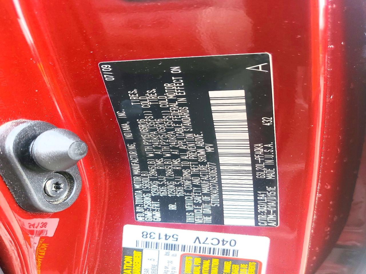 Toyota Sienna Xle
