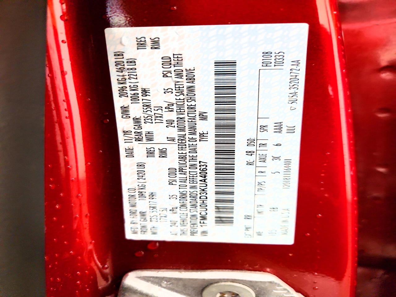 Ford Escape Sel