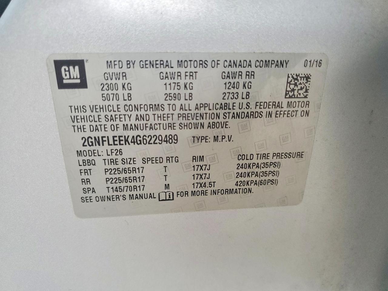 Chevrolet Equinox Ls