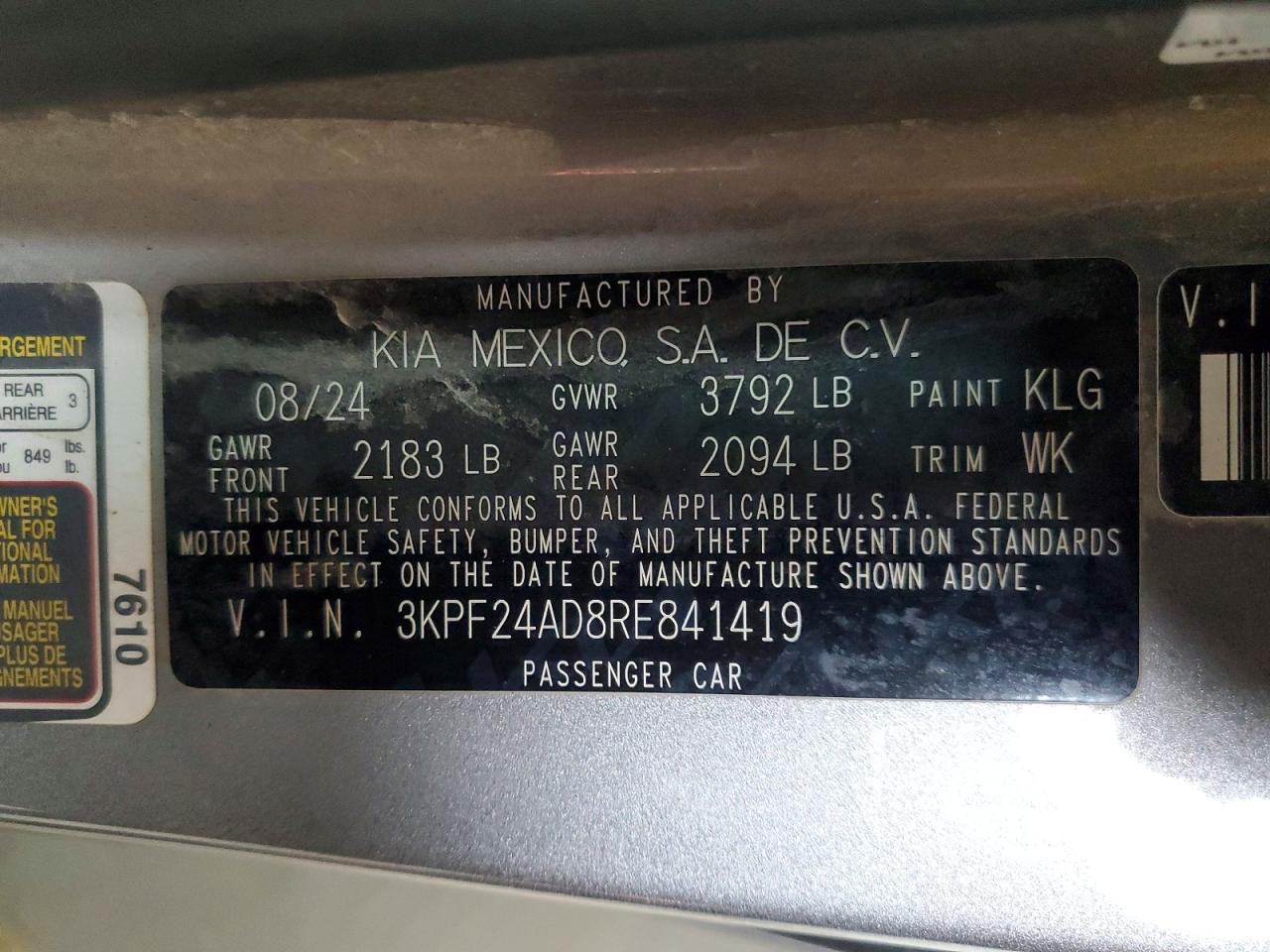 Kia Forte Lxs