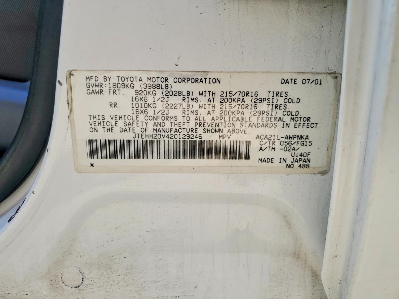 Toyota RAV4 Base