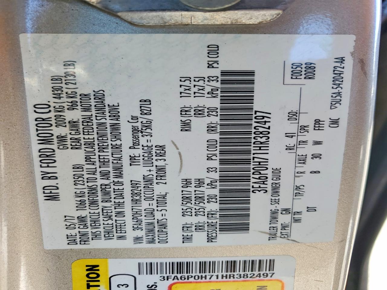 Ford Fusion Se