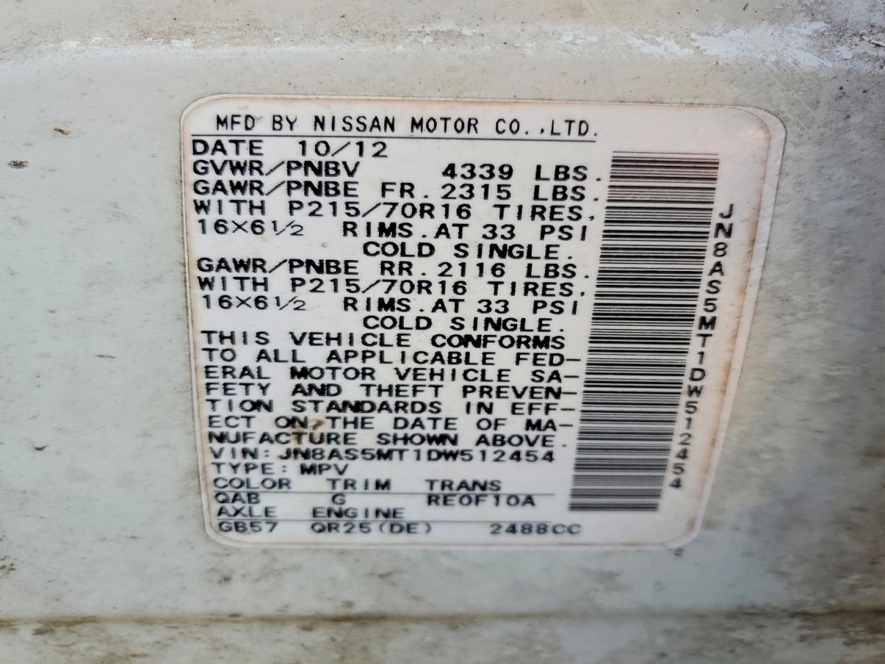 Nissan Rogue S