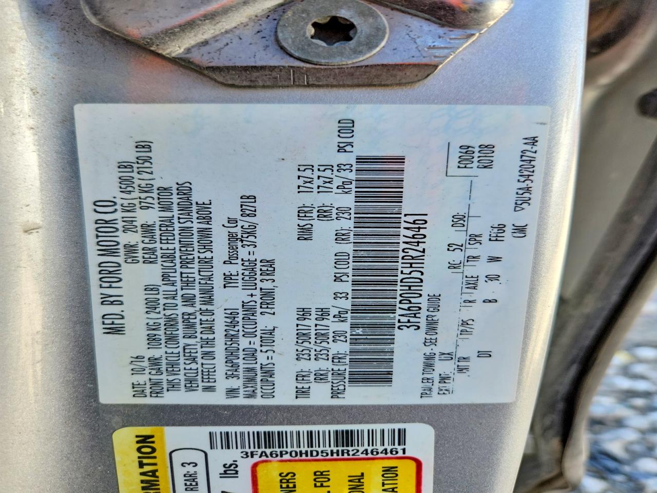 Ford Fusion Se