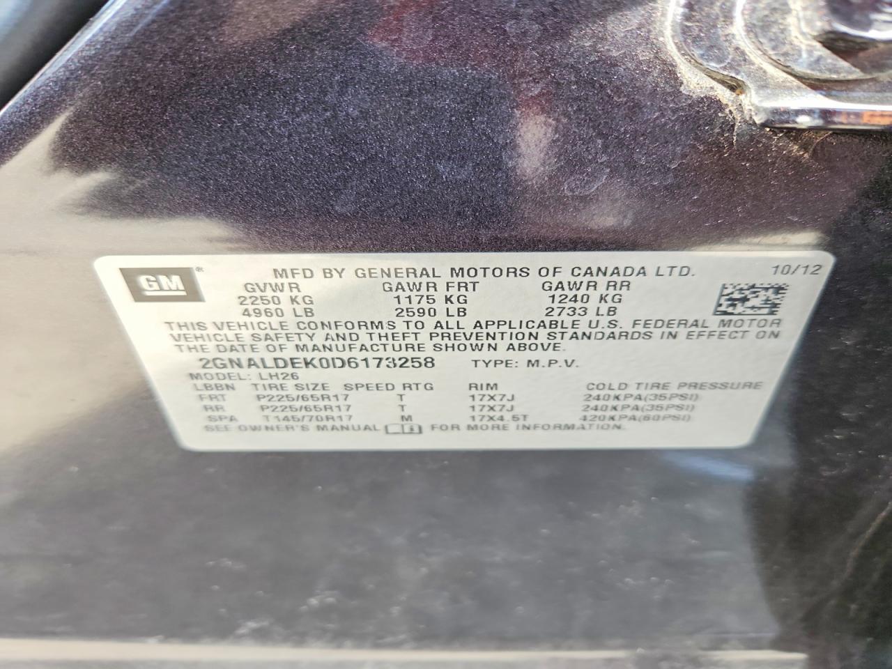 Chevrolet Equinox Lt