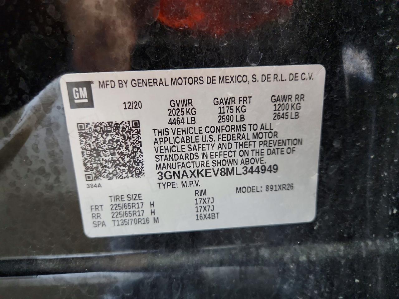 Chevrolet Equinox Lt
