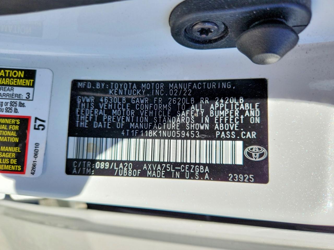Toyota Camry Xle