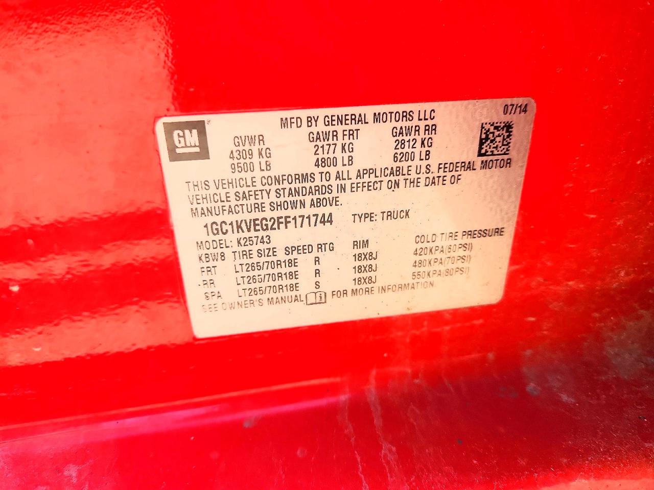 Chevrolet Silverado K2500 Heavy Duty Lt