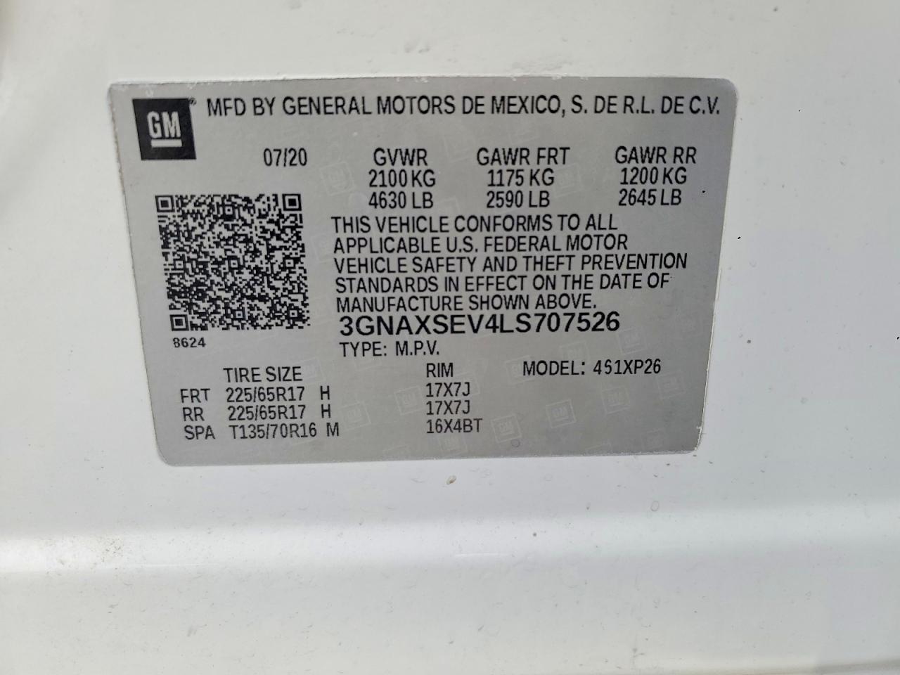 Chevrolet Equinox Ls