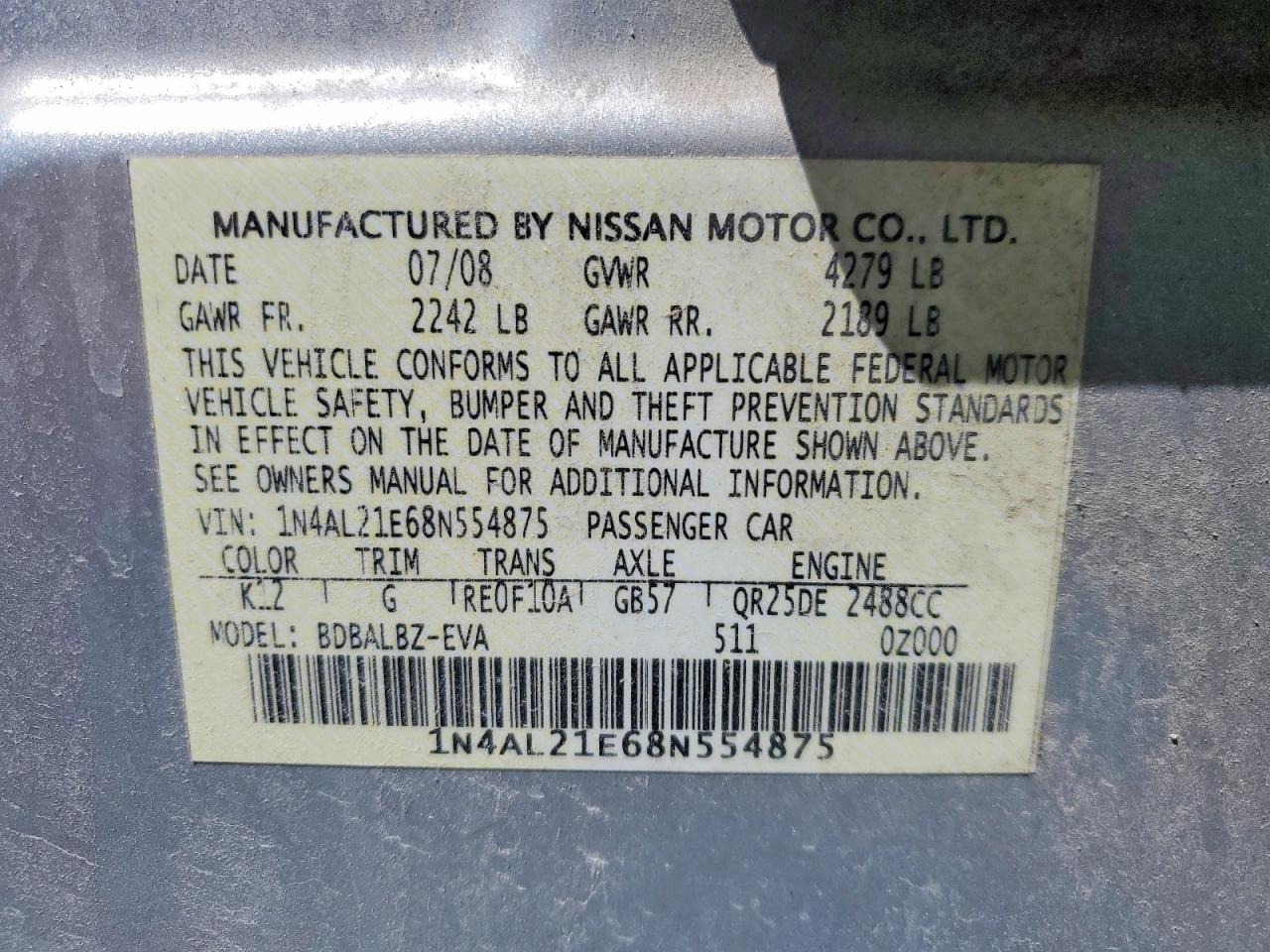 Nissan Altima 2.5