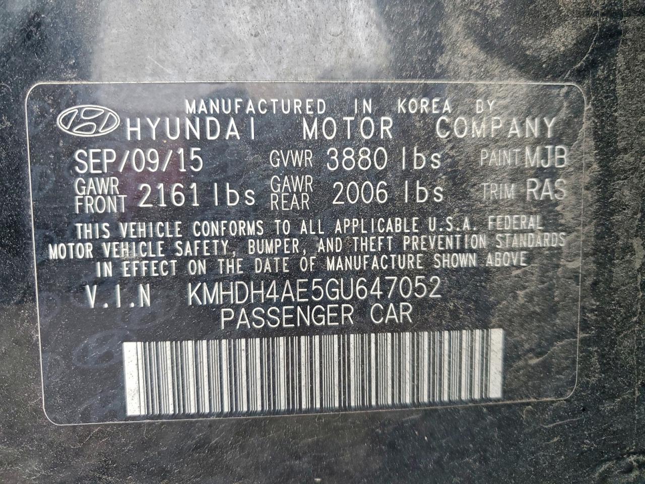 Hyundai ELANTRA Se
