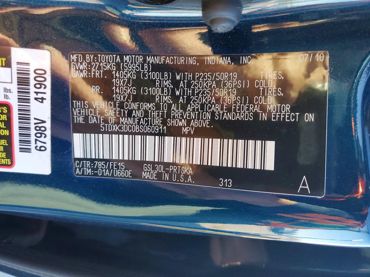 Toyota Sienna Se 8-passenger