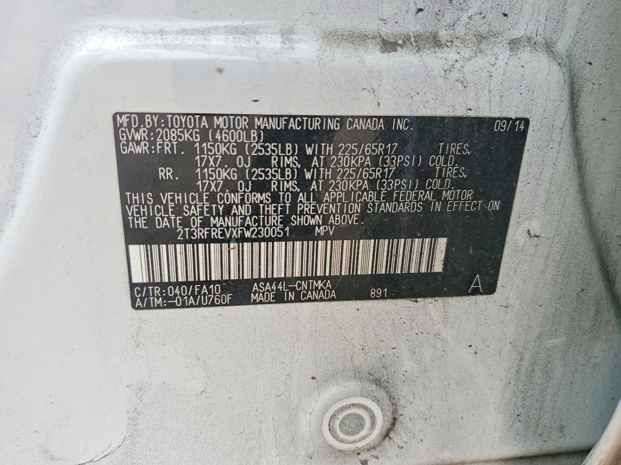 Toyota RAV4 Xle