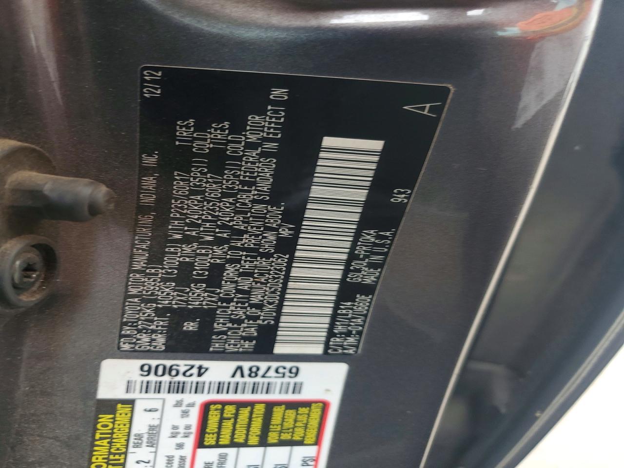 Toyota Sienna Xle 8-passenger