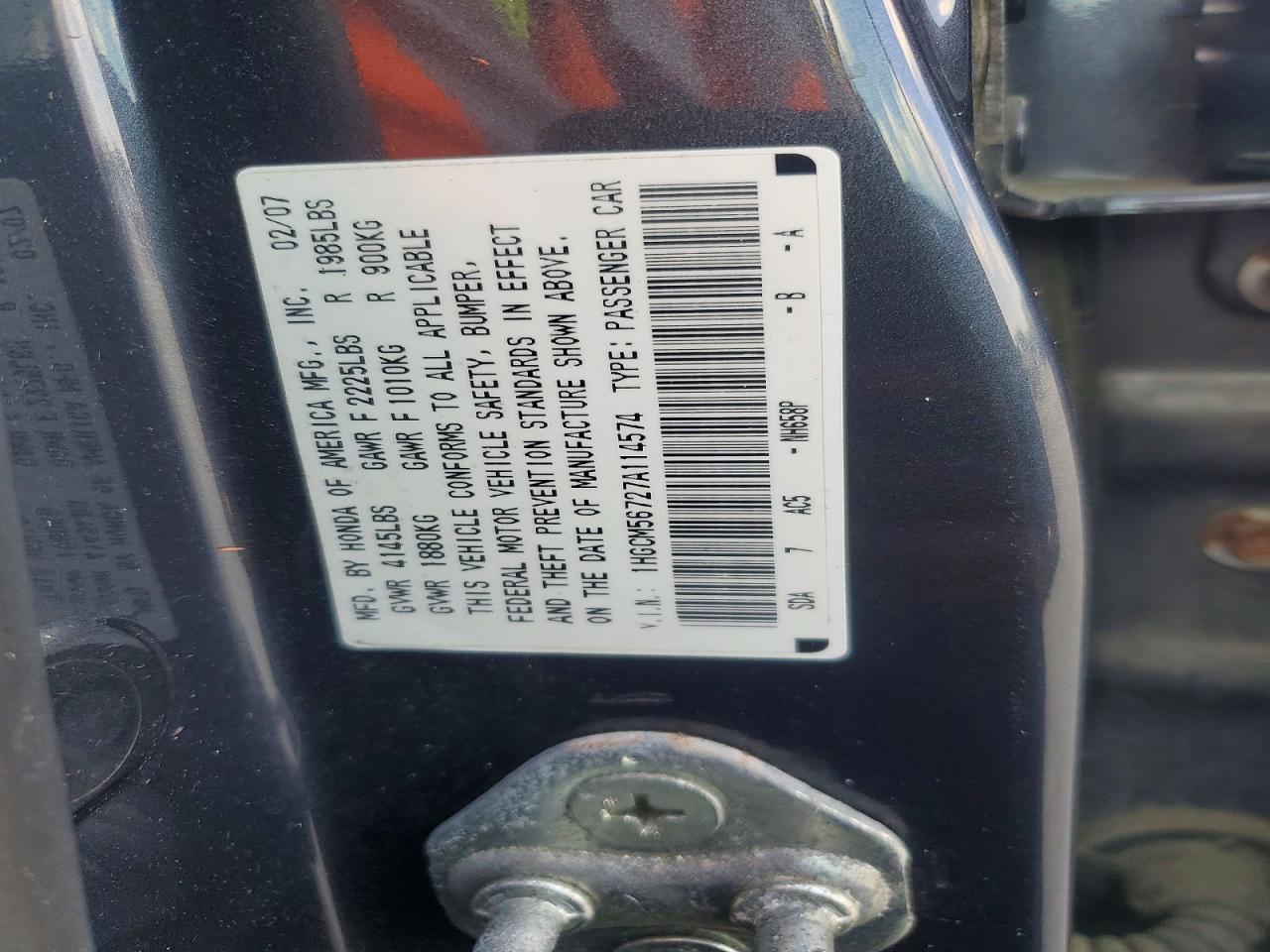 Honda Accord Ex