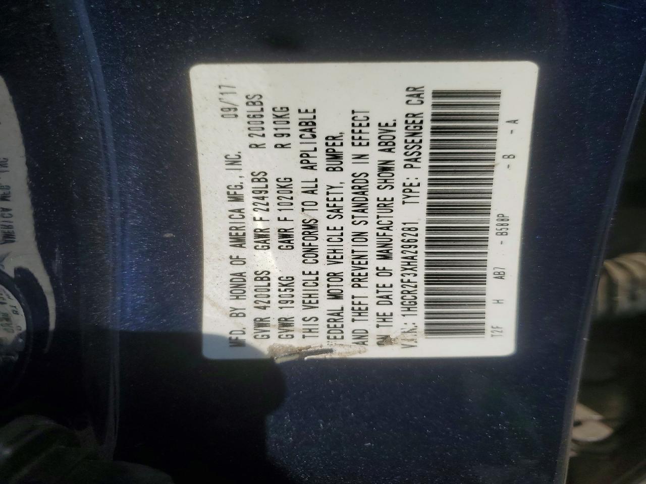Honda Accord Lx