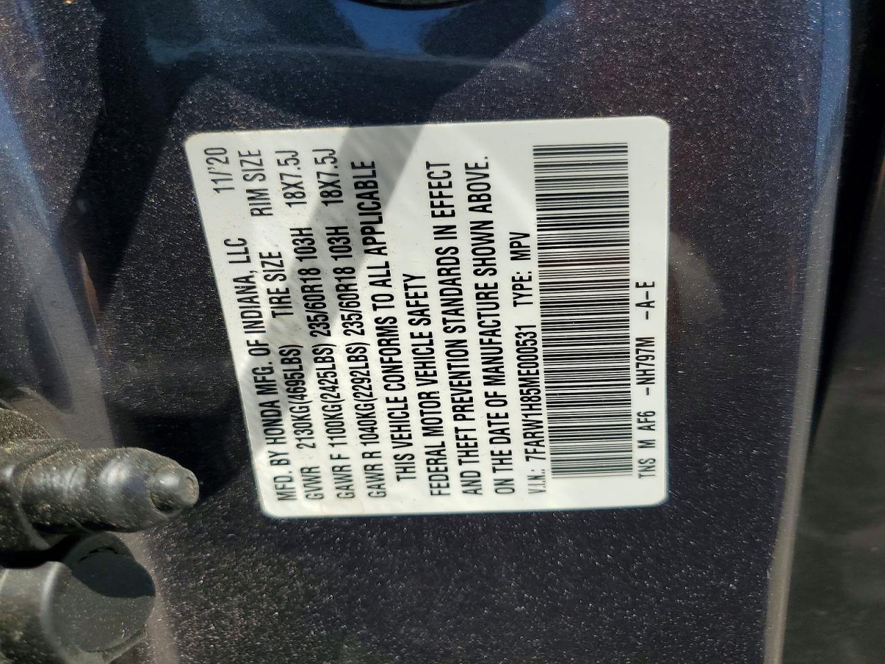 Honda Crv Exl