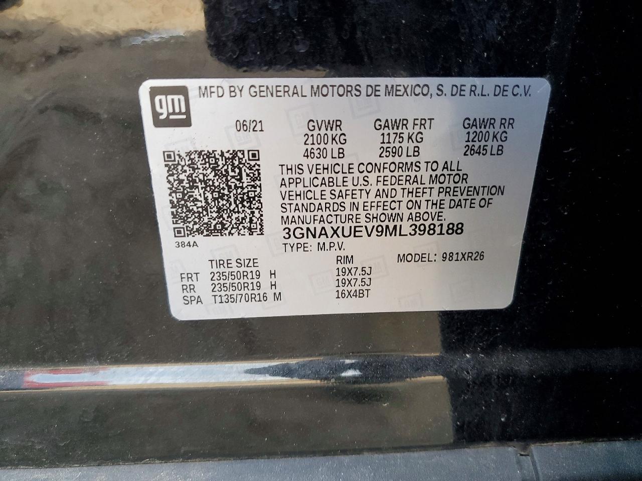 Chevrolet Equinox Lt