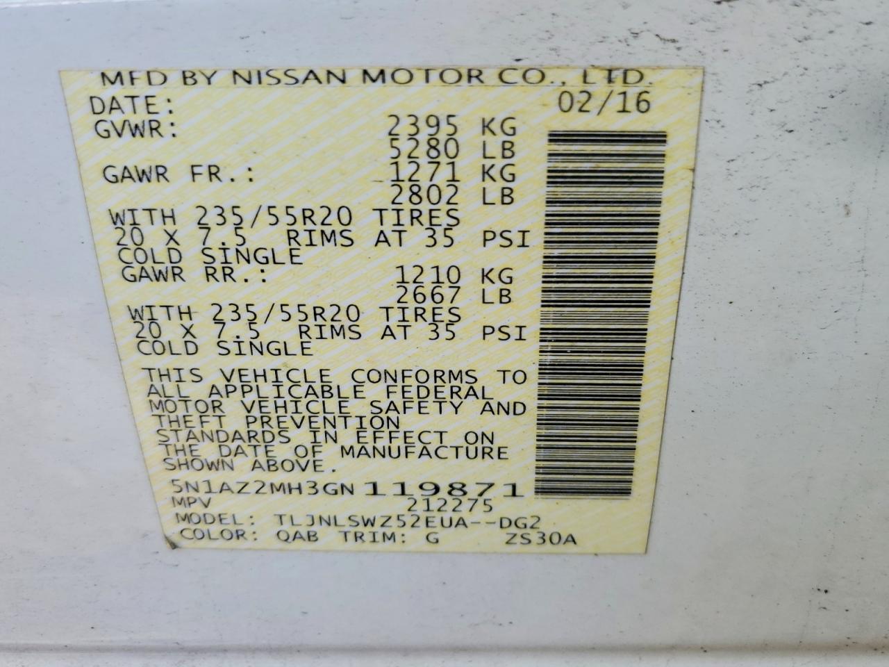 Nissan Murano Platinum