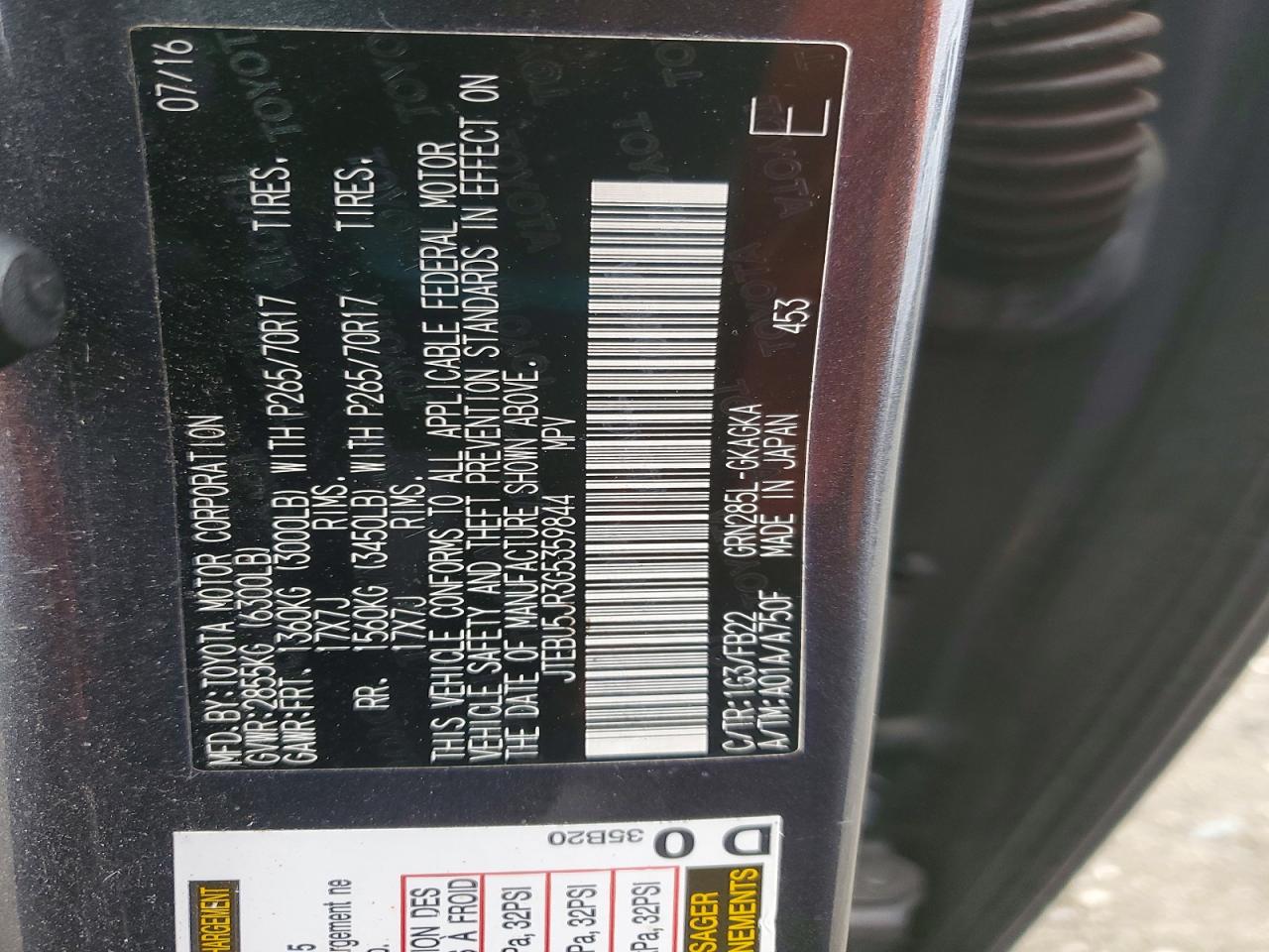 Toyota 4Runner Sr5