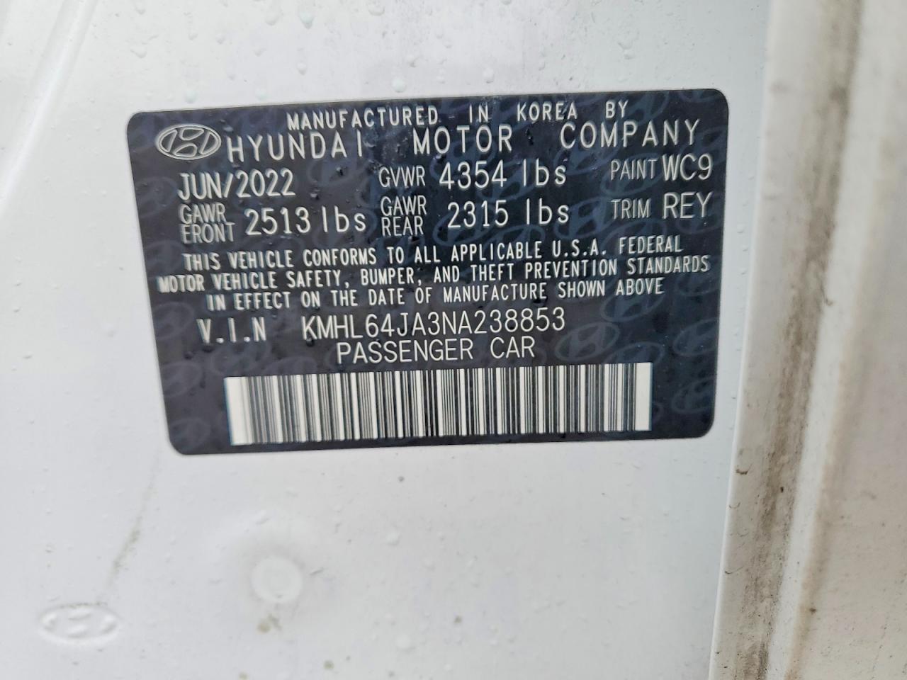 Hyundai SONATA Sel