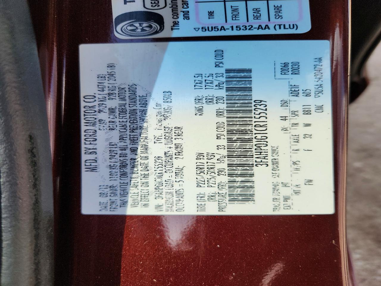 Ford Fusion Sel