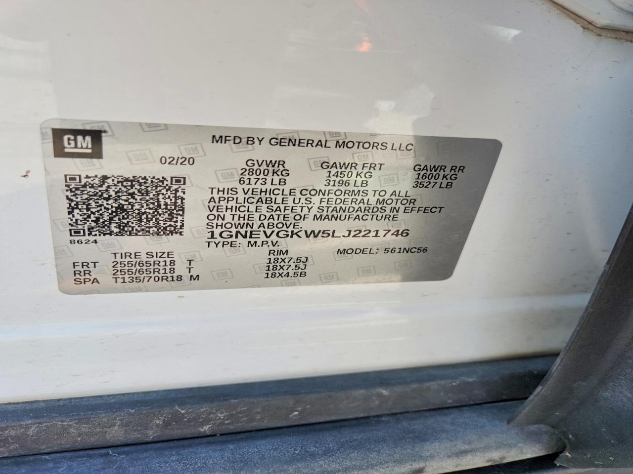 Chevrolet Traverse Lt