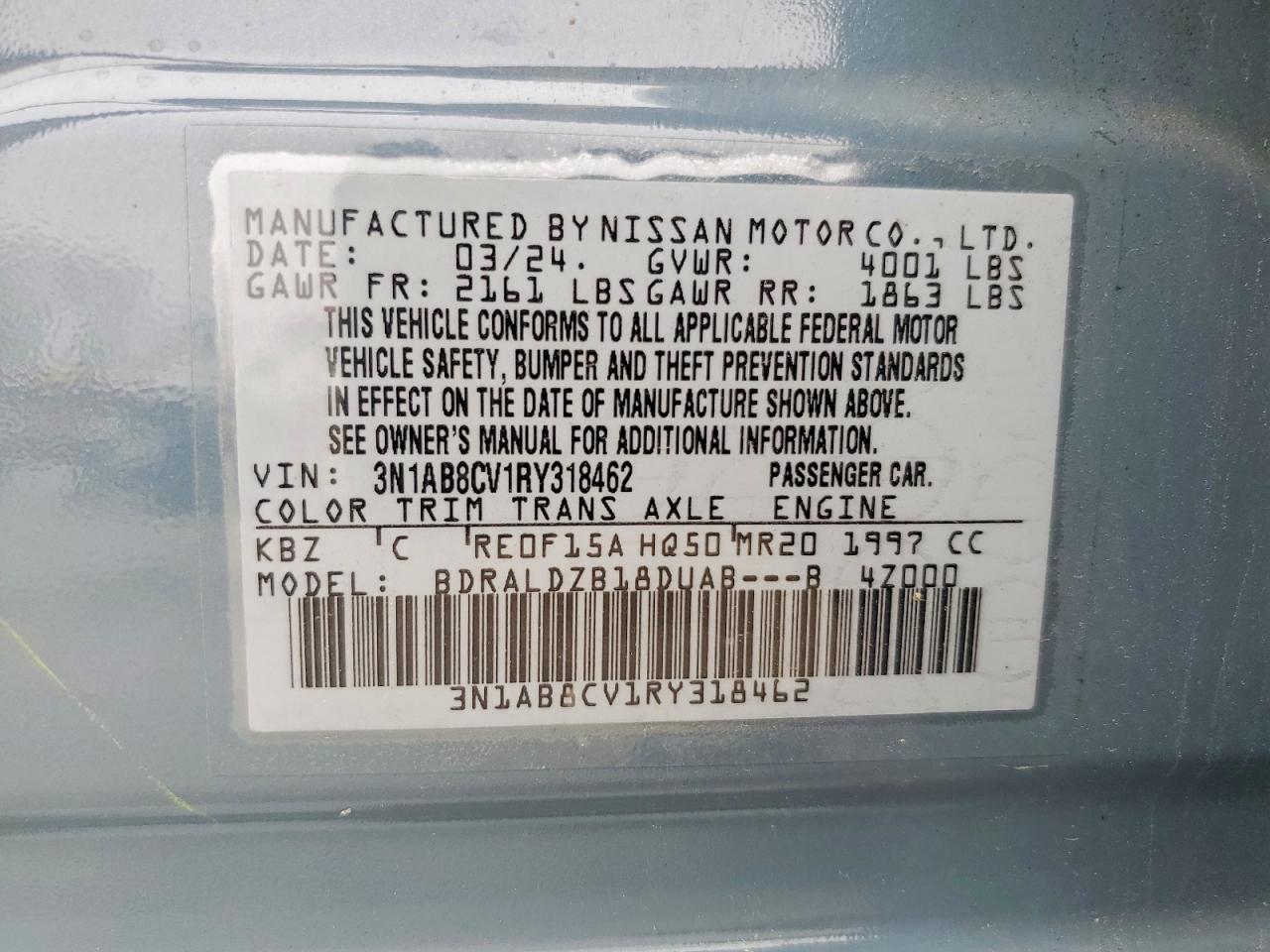 Nissan Sentra Sv