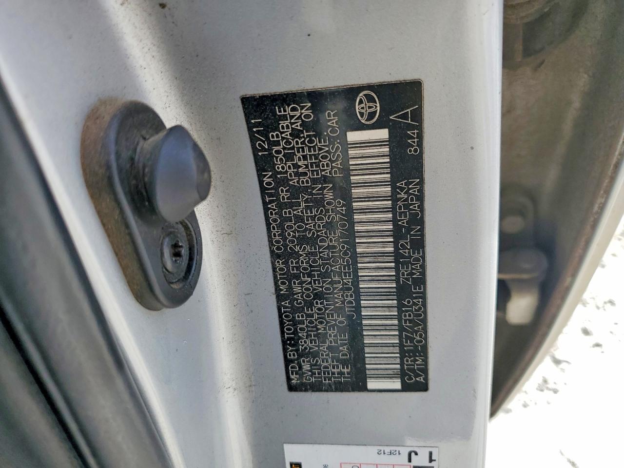 Toyota Corolla Le