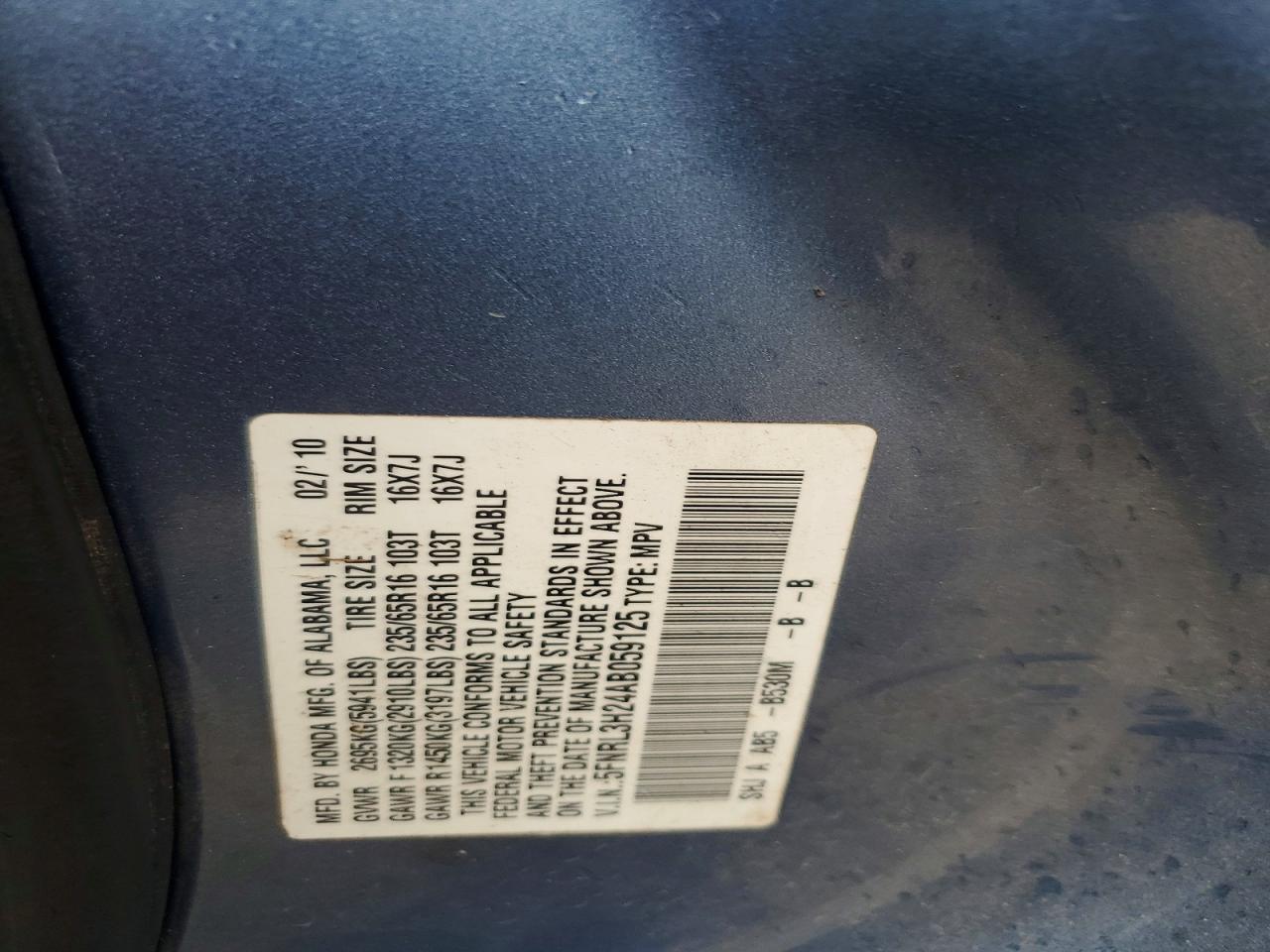 Honda Odyssey Lx