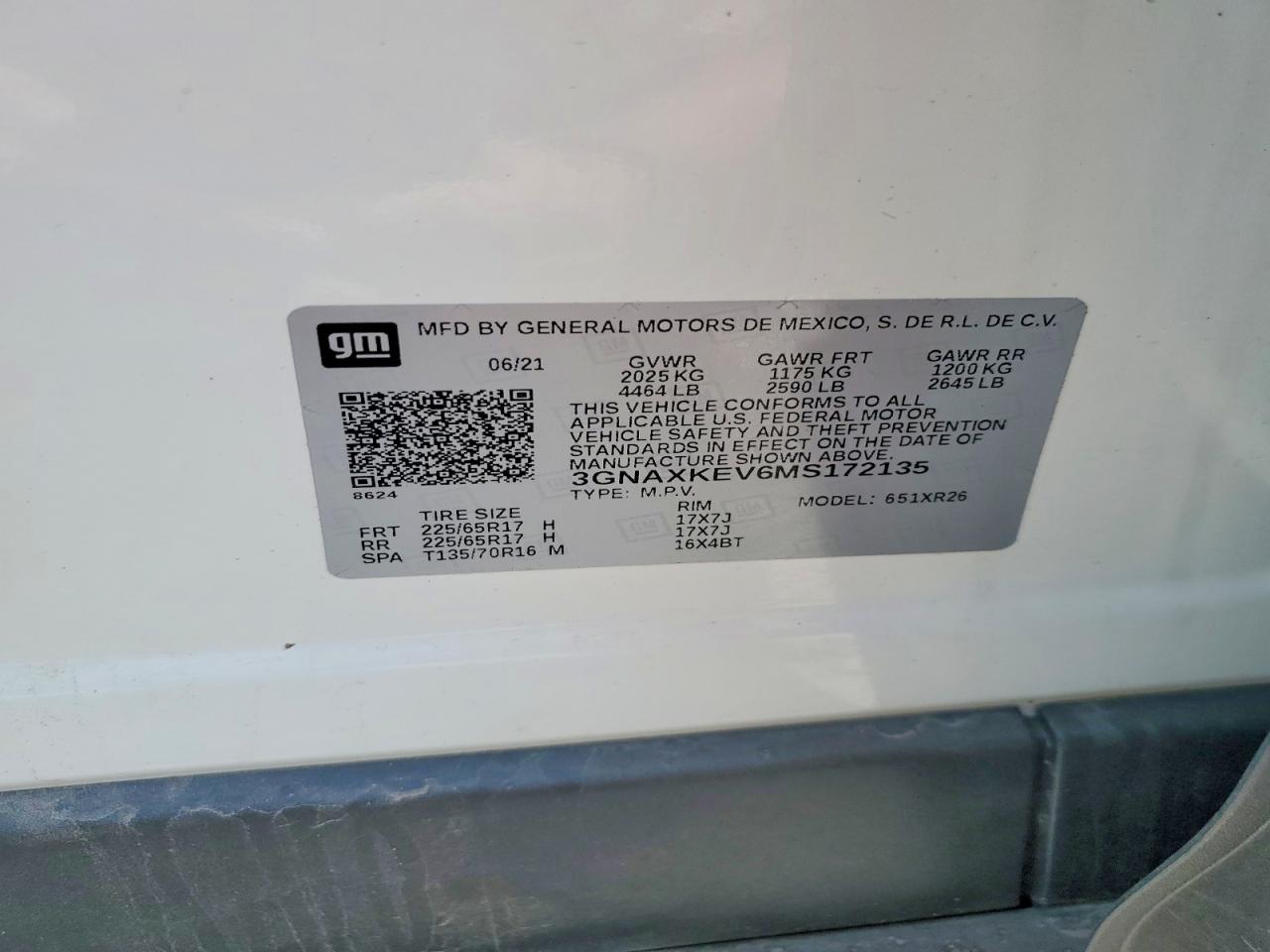 Chevrolet Equinox Lt
