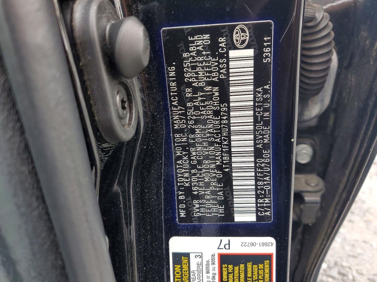 Toyota Camry Se