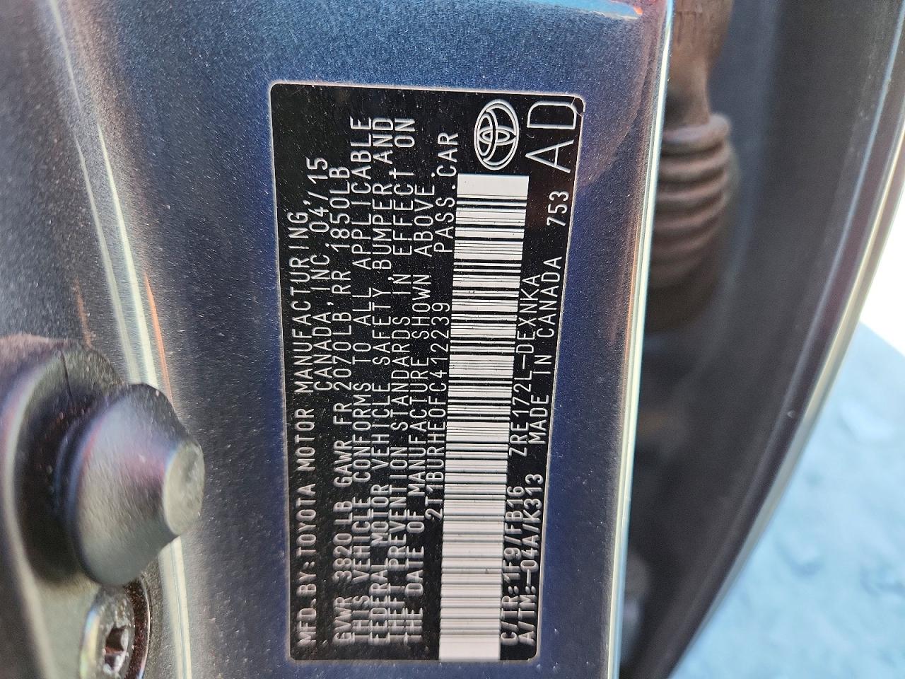 Toyota Corolla Le