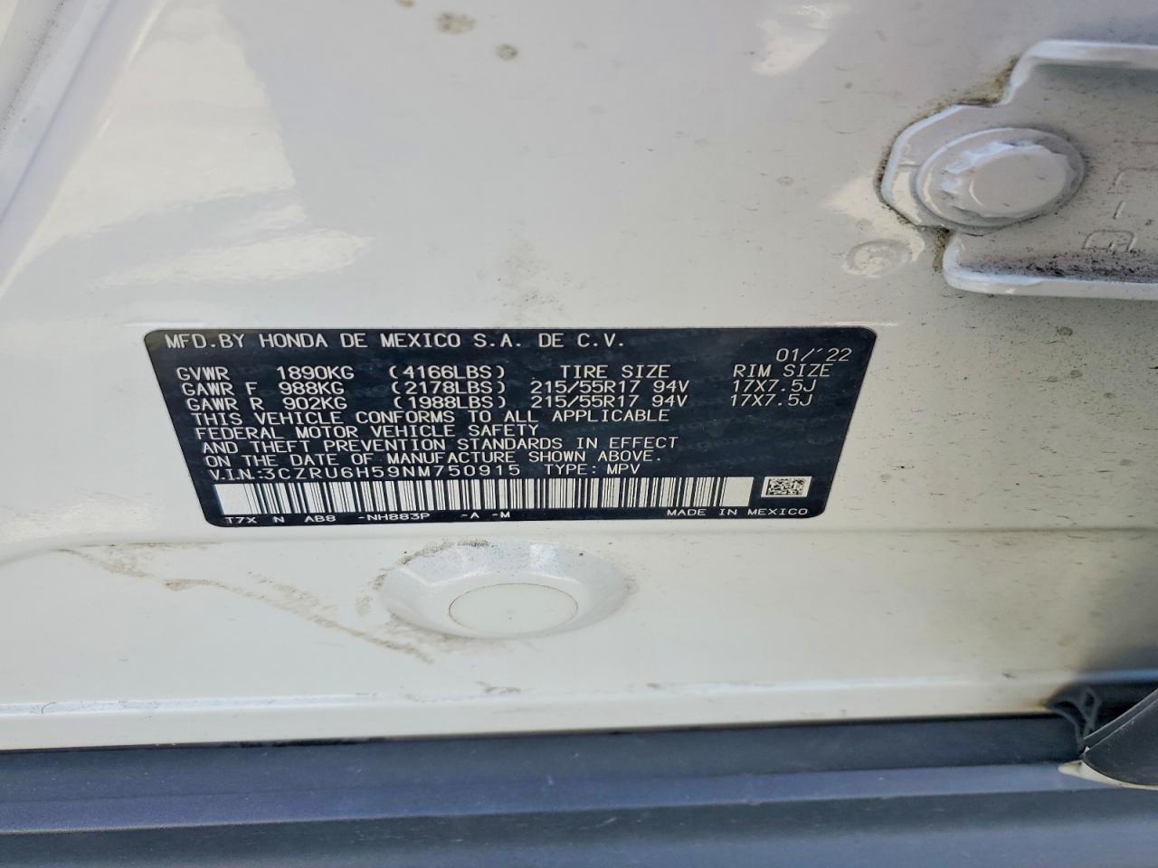 Honda HR-V Ex